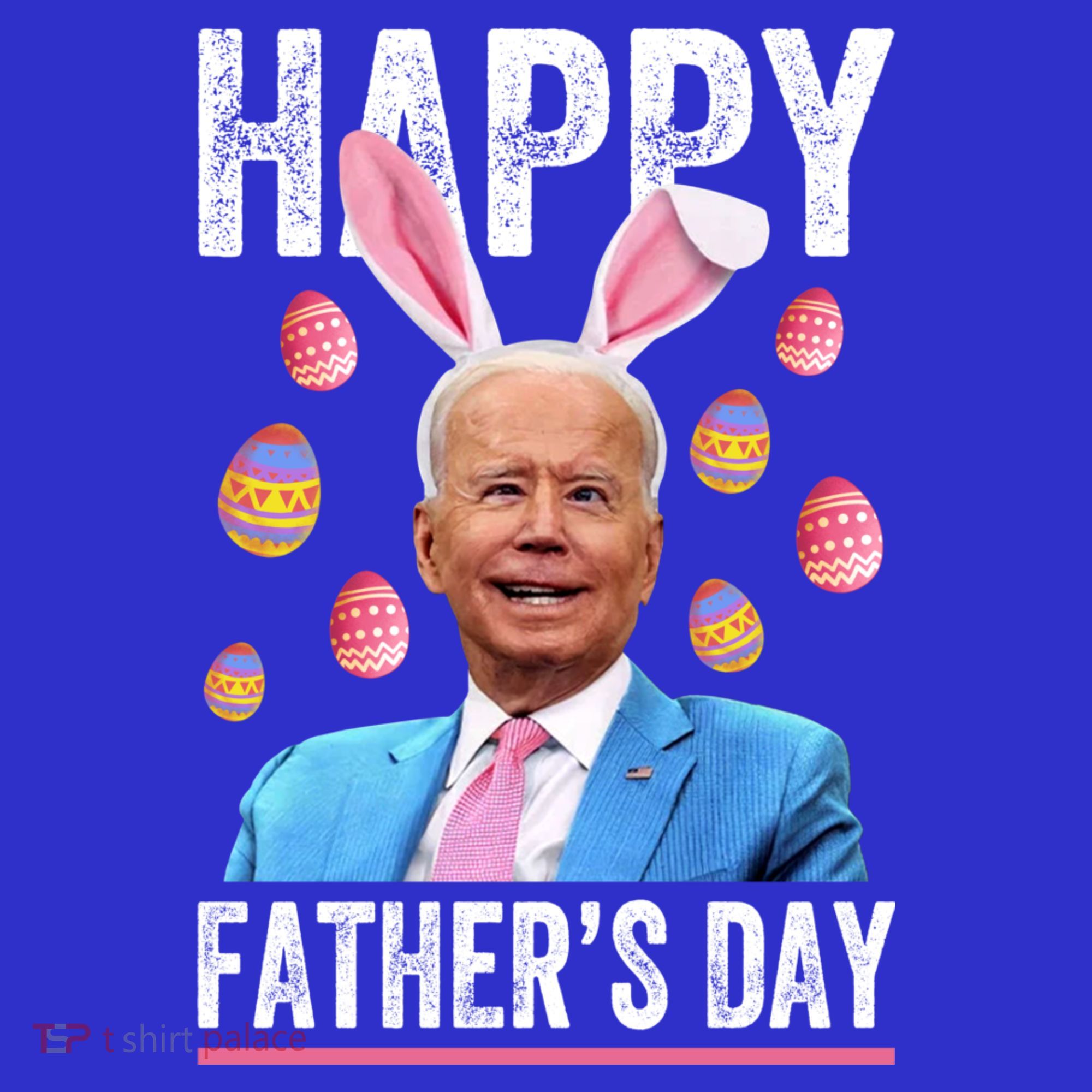 Happy Father's Day Funny Biden Confused For Easter Day Gift Women's T-Shirt