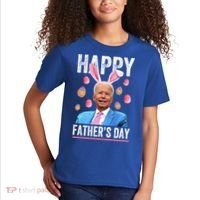 Happy Father's Day Funny Biden Confused For Easter Day Gift Kids T-Shirt thumb 2