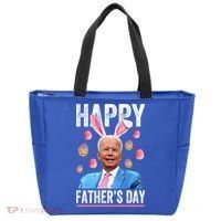 Happy Father's Day Funny Biden Confused For Easter Day Gift Tote Bag thumb 0