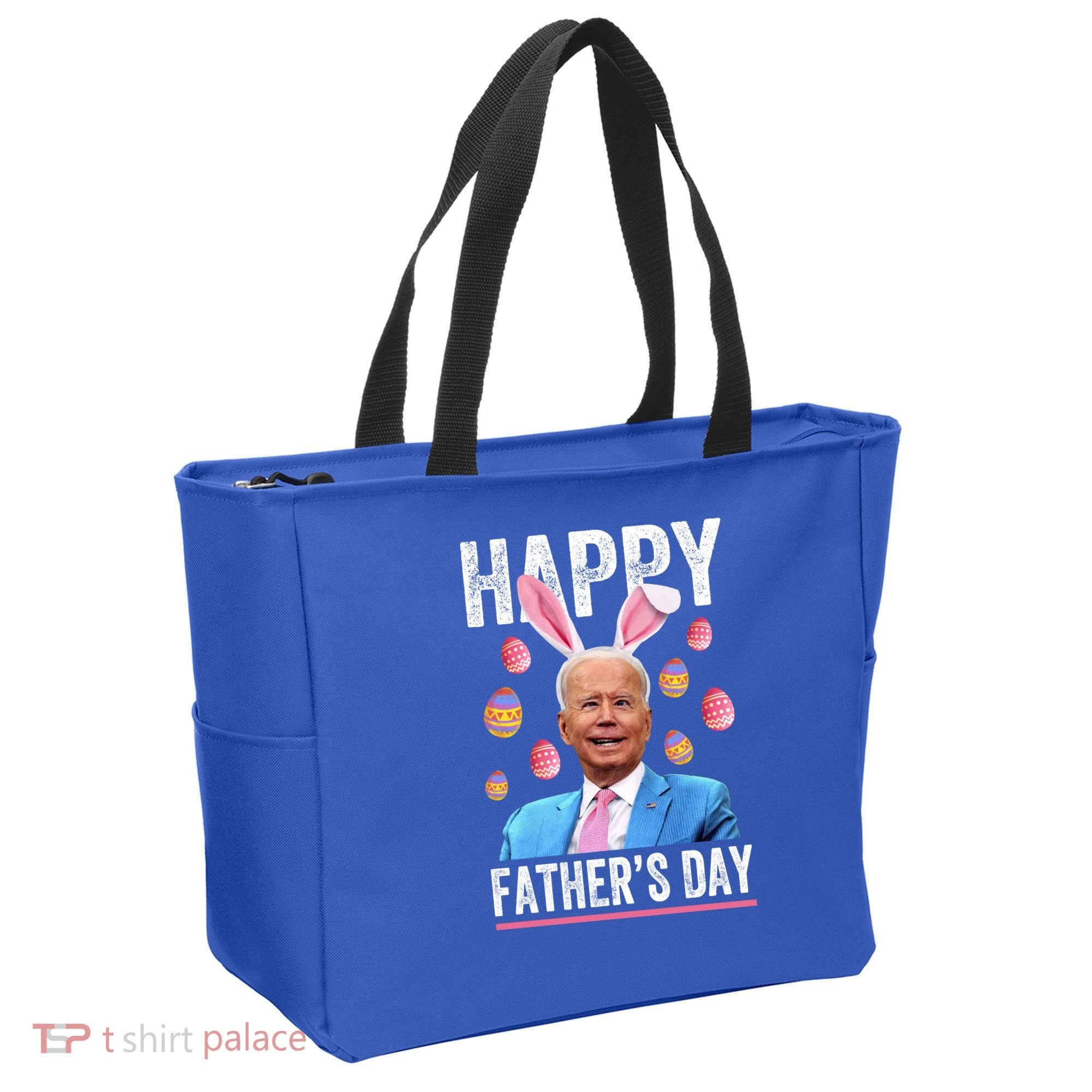 Happy Father's Day Funny Biden Confused For Easter Day Gift Tote Bag