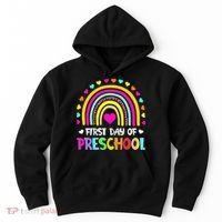 Happy First Day Of Preschool Back To School Hoodie thumb 0
