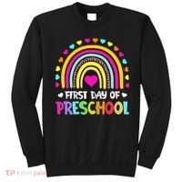Happy First Day Of Preschool Back To School Sweatshirt thumb 0