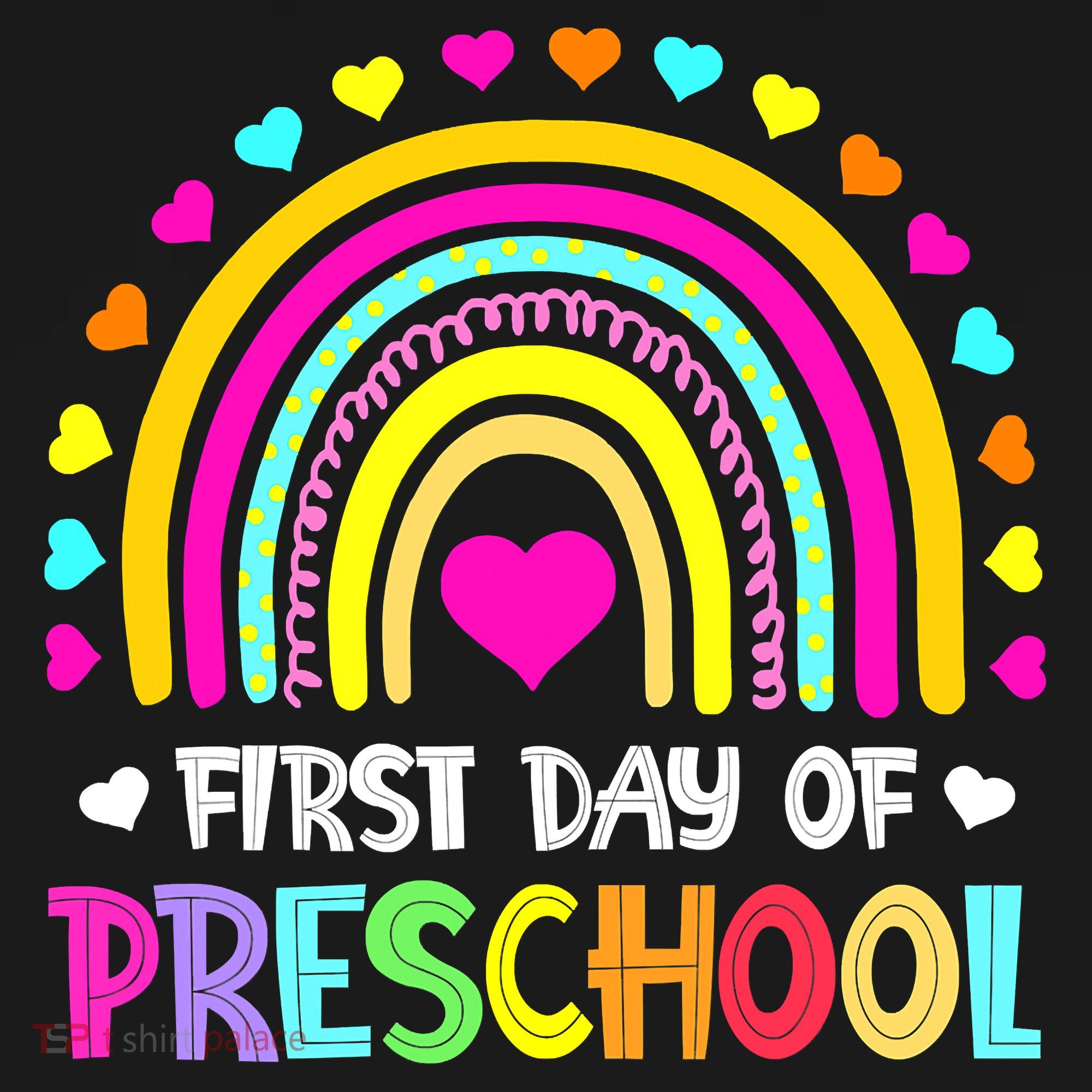 Happy First Day Of Preschool Back To School Mousepad
