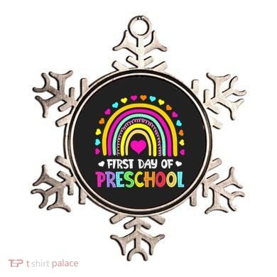 Happy First Day Of Preschool Back To School Ornament