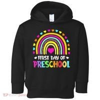 Happy First Day Of Preschool Back To School Toddler Hoodie thumb 0