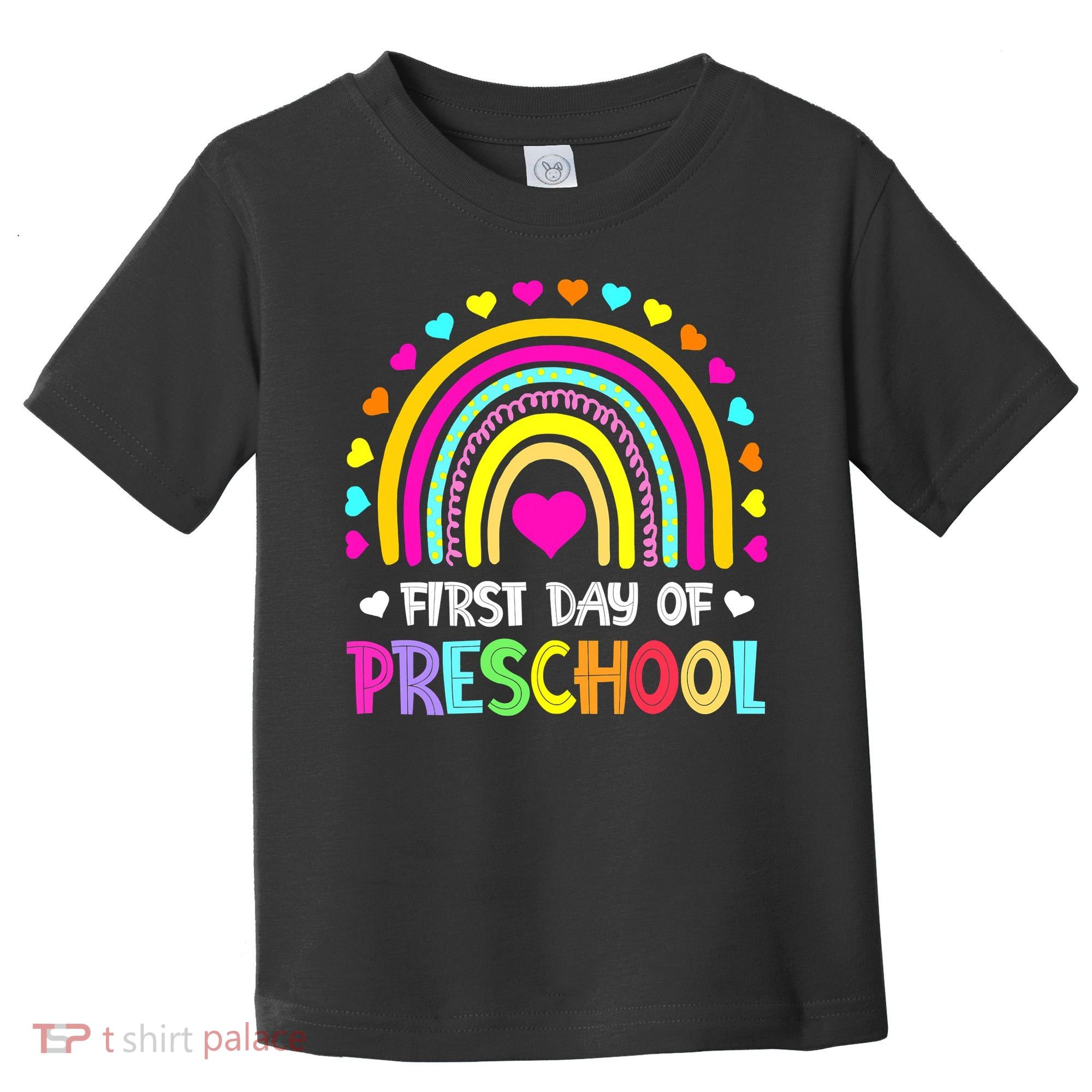 Happy First Day Of Preschool Back To School Toddler T-Shirt