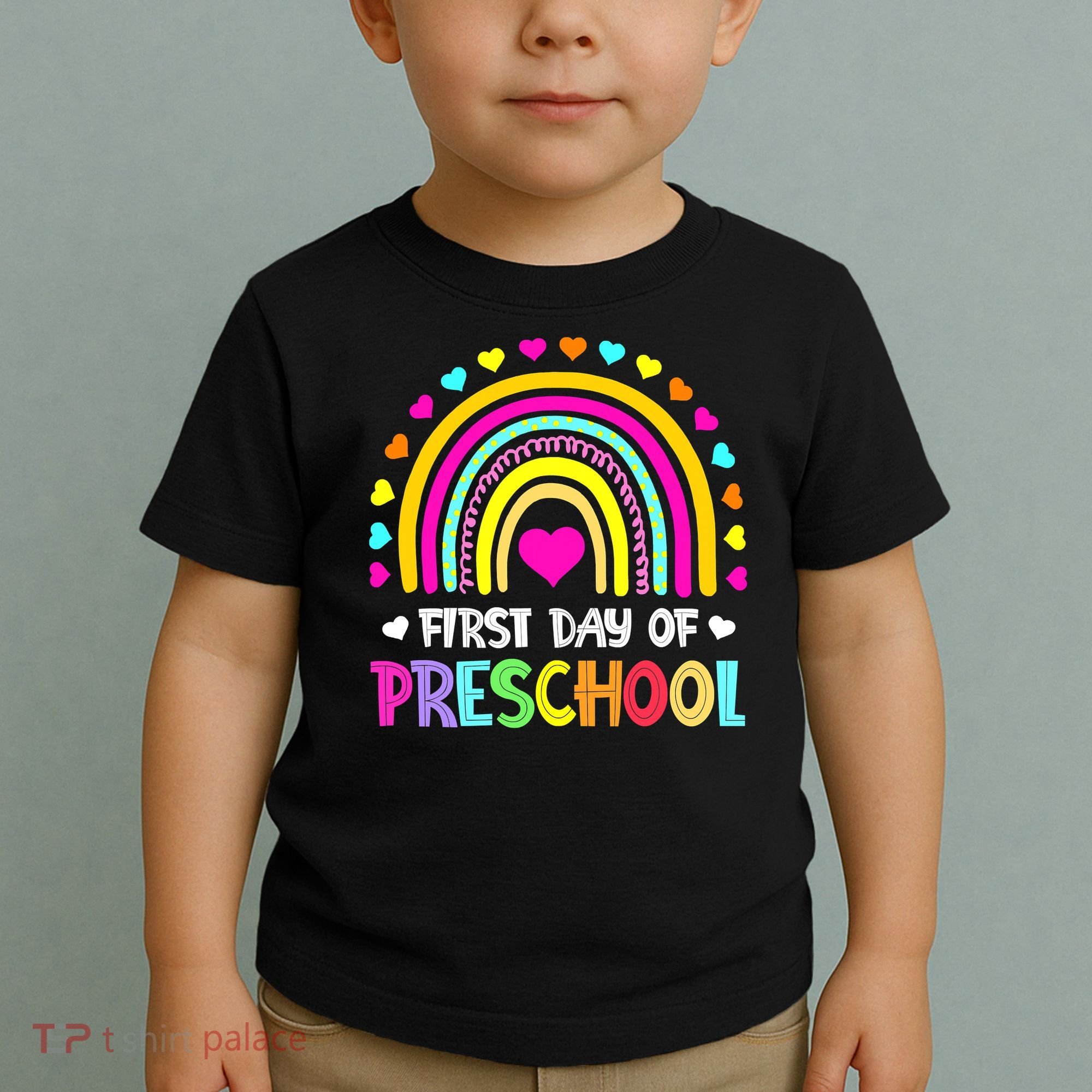 Happy First Day Of Preschool Back To School Toddler T-Shirt