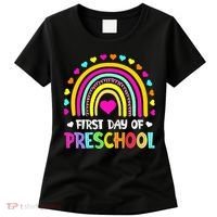 Happy First Day Of Preschool Back To School Women's T-Shirt thumb 0