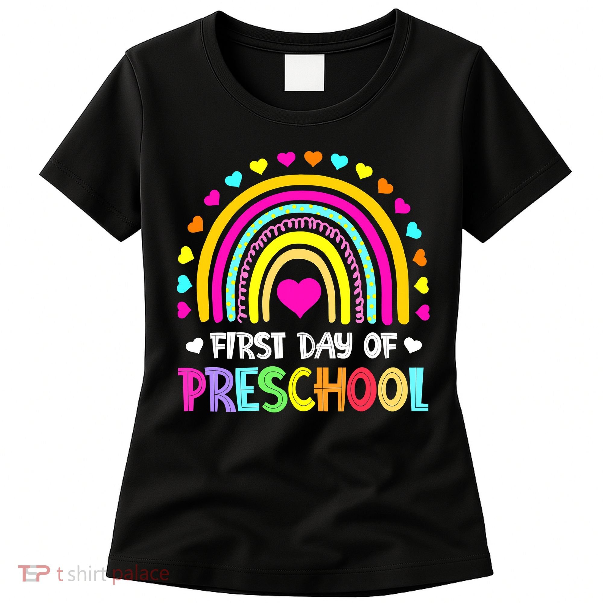 Happy First Day Of Preschool Back To School Women's T-Shirt