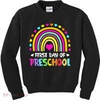 Happy First Day Of Preschool Back To School Kids Sweatshirt thumb 0