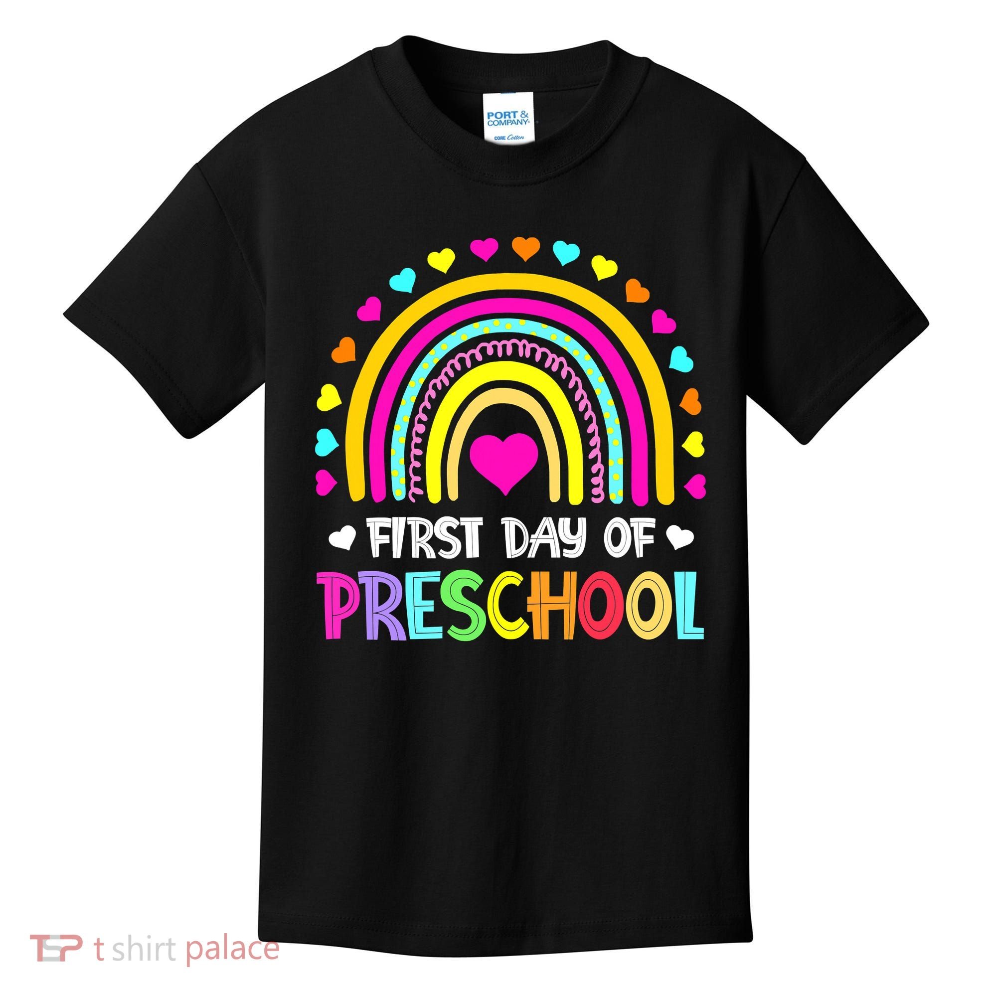 Happy First Day Of Preschool Back To School Kids T-Shirt