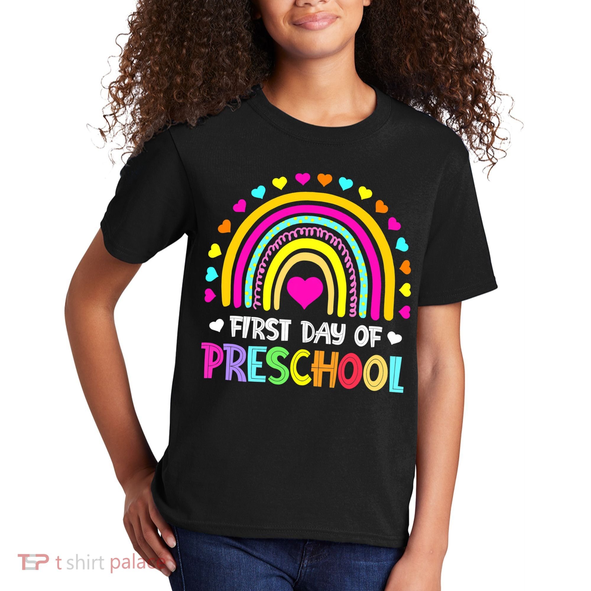 Happy First Day Of Preschool Back To School Kids T-Shirt