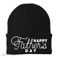 Happy Fathers Day Celebration Gift Beanie thumb 0