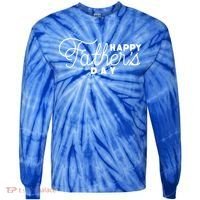 Happy Fathers Day Celebration Gift Tie-Dye Long Sleeve Shirt thumb 0