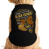 Happy Father’s Day Black Father King Afro African Man Doggie Tank thumb 0