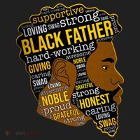 Happy Father’s Day Black Father King Afro African Man Beanie thumb 2