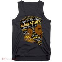 Happy Father’s Day Black Father King Afro African Man Tank Top thumb 0