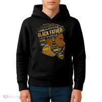 Happy Father’s Day Black Father King Afro African Man Kids Hoodie thumb 4