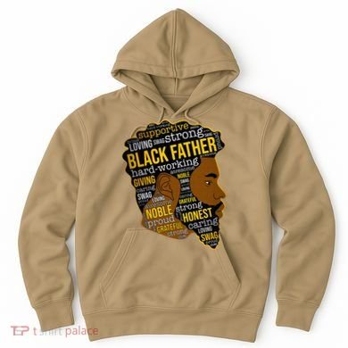 Happy Father’s Day Black Father King Afro African Man Hoodie