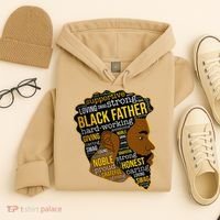 Happy Father’s Day Black Father King Afro African Man Hoodie thumb 4