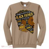 Happy Father’s Day Black Father King Afro African Man Sweatshirt thumb 0