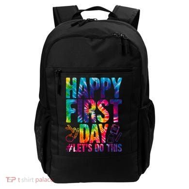 Happy First Day Let's Do This Back To School Rainbow Backpack
