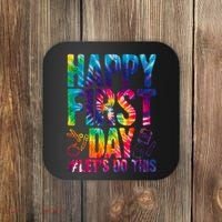 Happy First Day Let's Do This Back To School Rainbow Coaster thumb 0