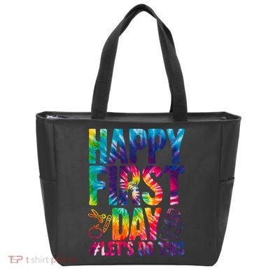 Happy First Day Let's Do This Back To School Rainbow Tote Bag