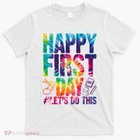Happy First Day Let's Do This Back To School Rainbow T-Shirt thumb 0