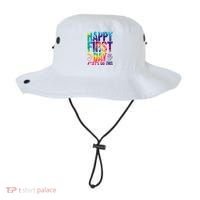 Happy First Day Let's Do This Back To School Rainbow Bucket Hat thumb 0