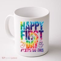 Happy First Day Let's Do This Back To School Rainbow Coffee Mug thumb 0