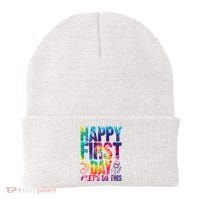 Happy First Day Let's Do This Back To School Rainbow Beanie thumb 0