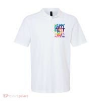 Happy First Day Let's Do This Back To School Rainbow Polo thumb 0