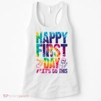 Happy First Day Let's Do This Back To School Rainbow Women's Tank Top thumb 0