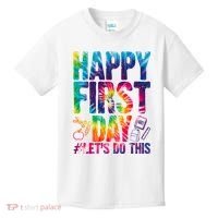 Happy First Day Let's Do This Back To School Rainbow Kids T-Shirt thumb 0