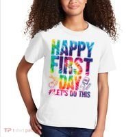 Happy First Day Let's Do This Back To School Rainbow Kids T-Shirt thumb 2