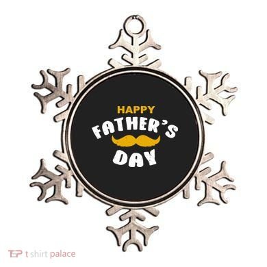 Happy Fathers Day Mustache Vintage Ornament