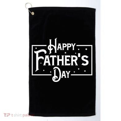 Happy Father's Day Star Gift For Dad Golf Towel