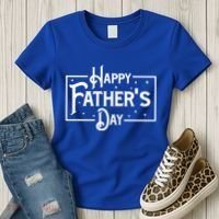 Happy Father's Day Star Gift For Dad Women's T-Shirt thumb 3