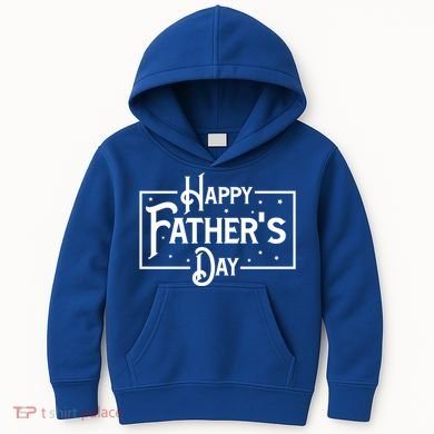 Happy Father's Day Star Gift For Dad Kids Hoodie