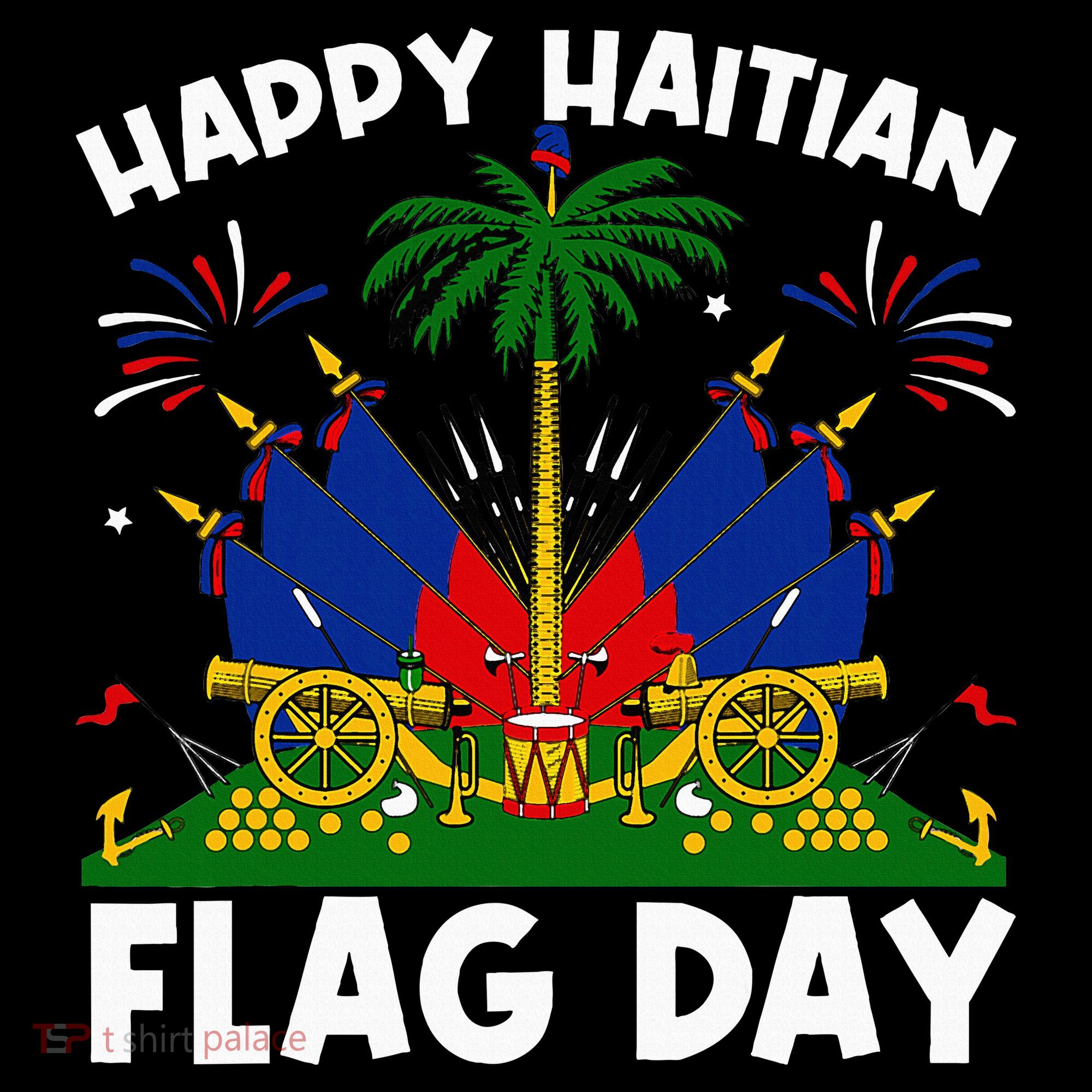 Haitian Flag Day Button