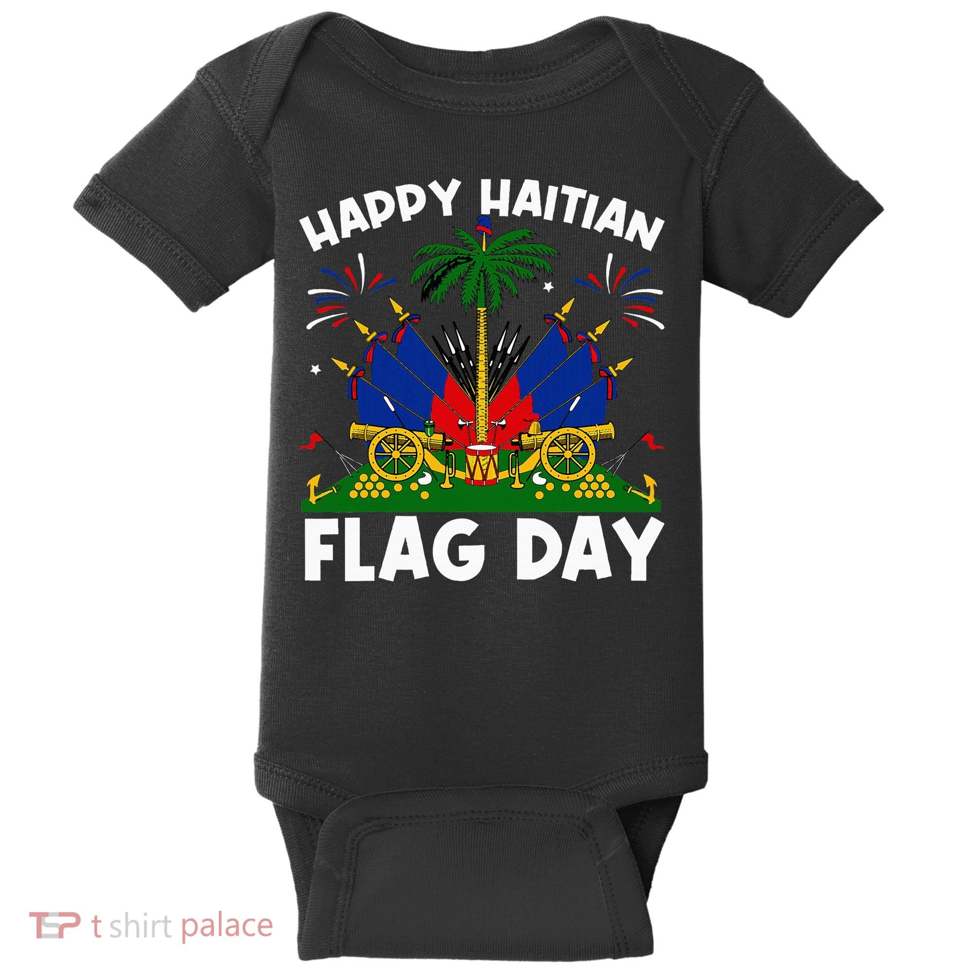 Haitian Flag Day Baby Bodysuit