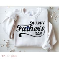 Happy Fathers Day Cute Dad Gift Sweatshirt thumb 2