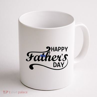Happy Fathers Day Cute Dad Gift Coffee Mug back