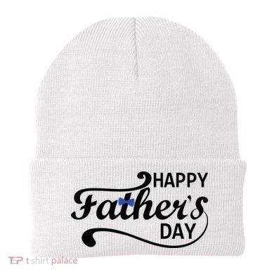 Happy Fathers Day Cute Dad Gift Beanie