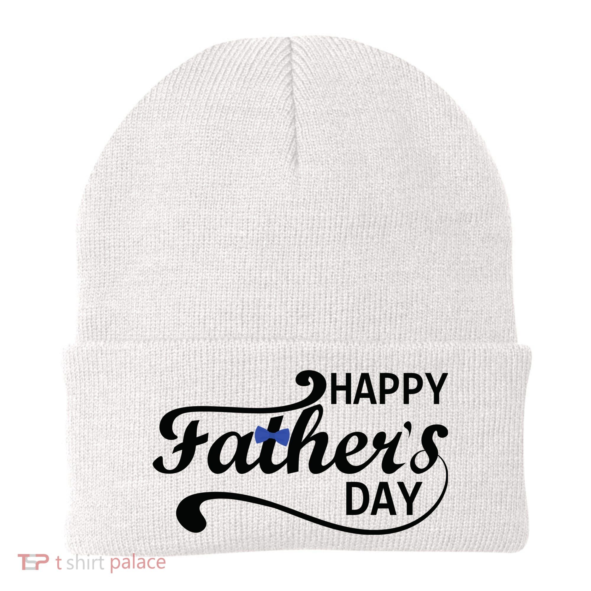 Happy Fathers Day Cute Dad Gift Beanie