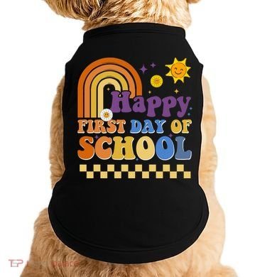 Happy First Day Of School Doggie Tank