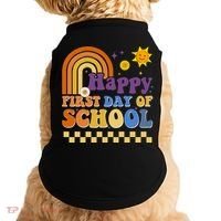 Happy First Day Of School Doggie Tank thumb 0