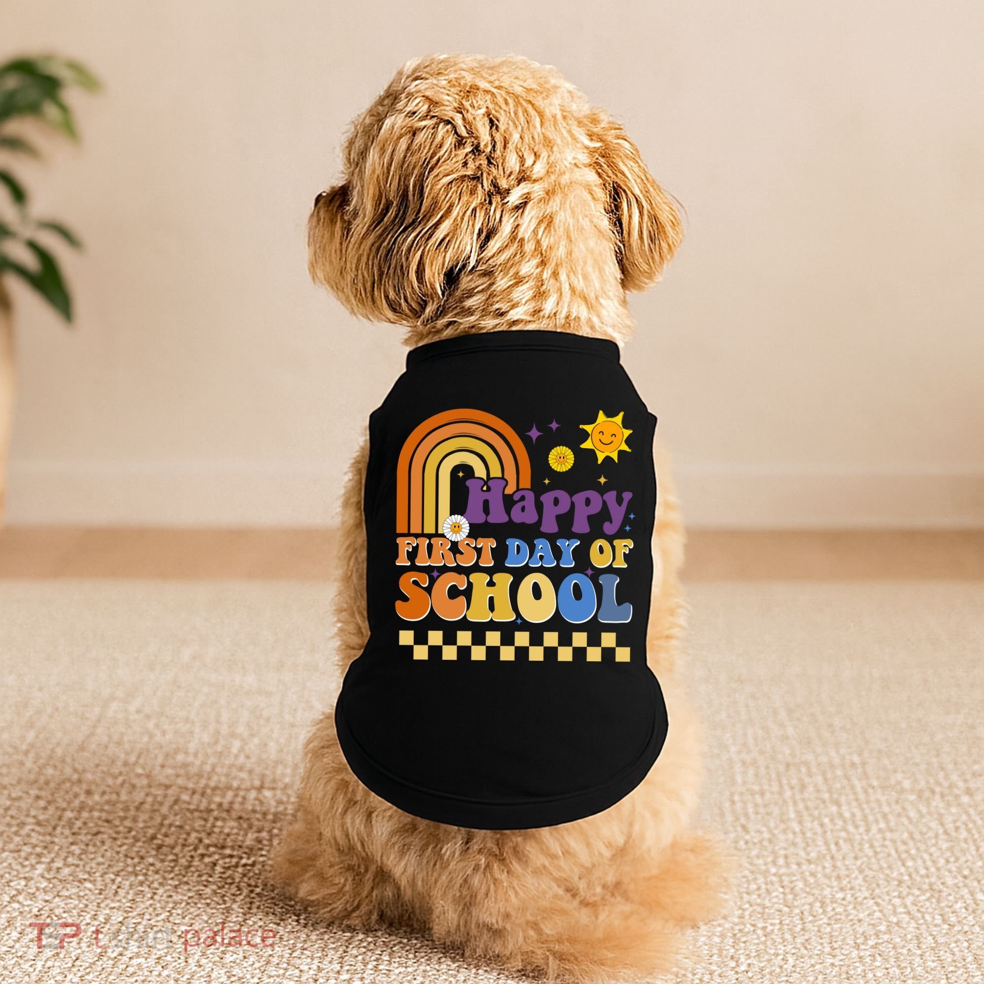 Happy First Day Of School Doggie Tank