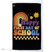 Happy First Day Of School Golf Towel thumb 0